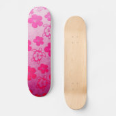 Skateboard Ketmie et tortues roses de Honu (Recto)