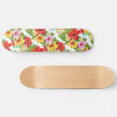 Skateboard Ketmie tropicale d'îles (Horz)