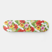 Skateboard Ketmie tropicale d'îles (Horz)