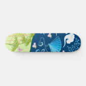 Skateboard Kimono bleu (Horz)