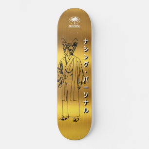 Skateboard Kimono Chat Planche à Roulettes Nothing Personal