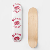 Skateboard Kiss Me ! Lips rouges (Recto)