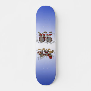 Skateboard Kit de batterie à 10 pièces : Modèle 3D : Table