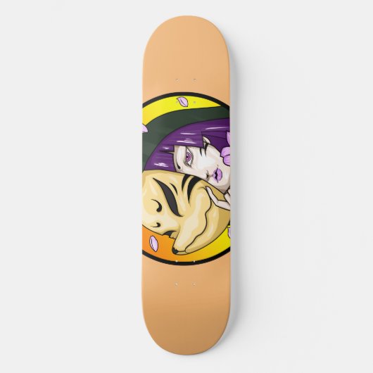 Skateboard Kitsune Fox Masque fille (Recto)