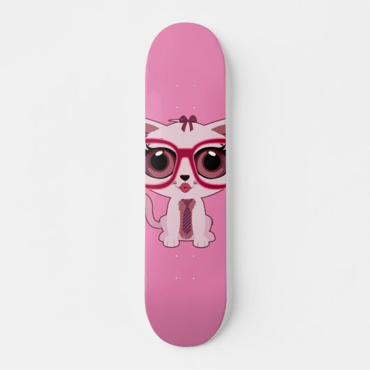 Skateboard Kitten Nerd (Devant)