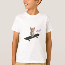 Skateboard Kitten T-shirt