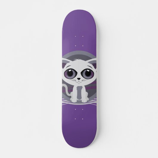 Skateboard Kitten - Violet (Devant)