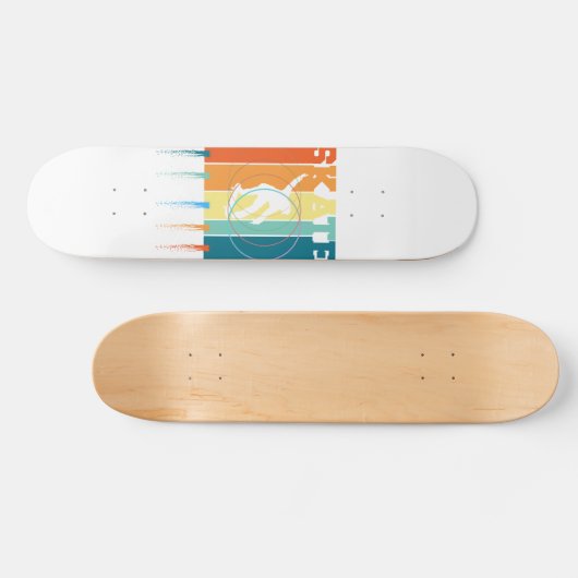 Skateboard, kleurrijk skateboard (Horizontaal)