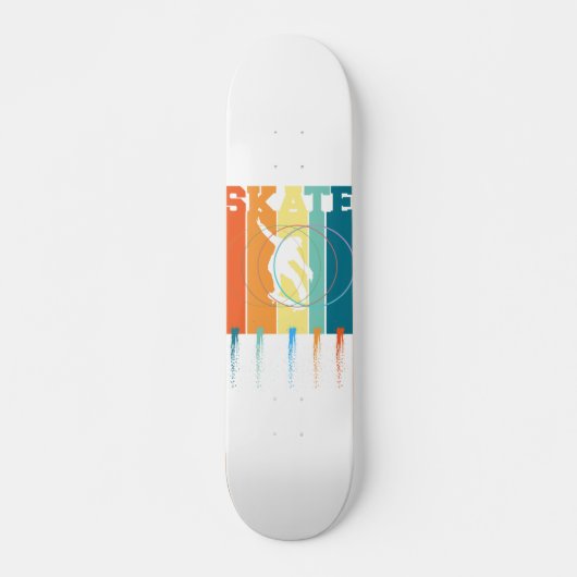 Skateboard, kleurrijk skateboard (Voorkant)