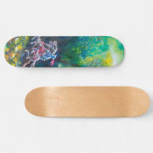 SKATEBOARD KNIGHT LANCELOT, CHEVAL EN FORÊT VERTE (Horz)