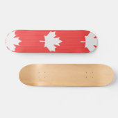 Skateboard Knit Style Maple Leaf Knitting Motif (Horz)
