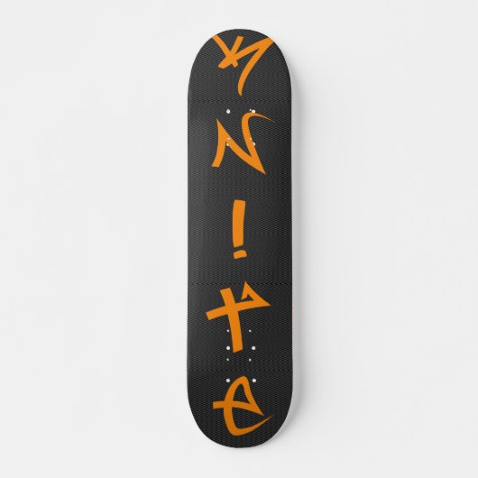 Skateboard Knite - Fibre de carbone (Devant)
