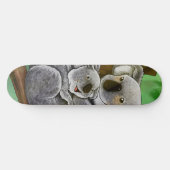 Skateboard Koala et bébé mignons (Horz)