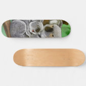 Skateboard Koala et bébé mignons (Horz)