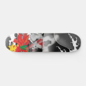 Skateboard Koi japonais traditionnel sous l'eau (Horz)