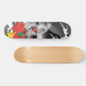 Skateboard Koi japonais traditionnel sous l'eau (Horz)