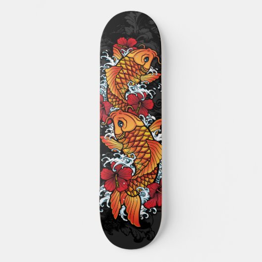 Skateboard Koi jumeau (Recto)