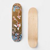 Skateboard Koi Pond - bois - Design japonais Skate (Recto)