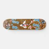 Skateboard Koi Pond - bois - Design japonais Skate (Horz)
