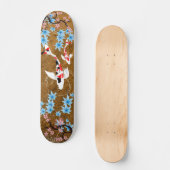 Skateboard Koi Pond - bois - Design japonais Skate (Recto)
