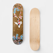 Skateboard Koi Pond - bois - Design japonais Skate (Recto)