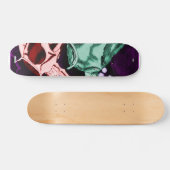 Skateboard Koi (psychédélique) (Horz)