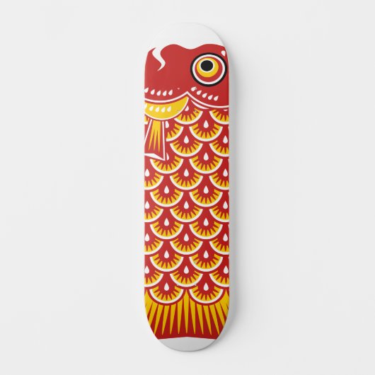 Skateboard Koinobori Carp Streamer (Recto)