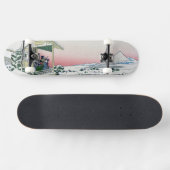 Skateboard Koishikawa Tea House View Mt Fuji par Hokusai (Horz)