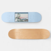 Skateboard Koishikawa Tea House View Mt Fuji par Hokusai (Horz)