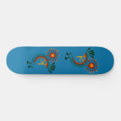 Skateboard Kokopelli avec Sun (Horz)