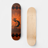 Skateboard Kokopelli Soleil Bronisé Désert du coucher de sole (Recto)