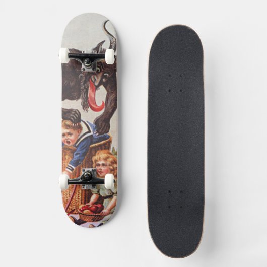 Skateboard Krampus kidnapping (Recto)