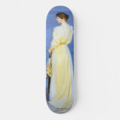 Skateboard Kroyer - La femme et le chien de l'artiste sur le (Recto)
