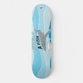 Skateboard La baleine n'est pas un poisson (Recto)