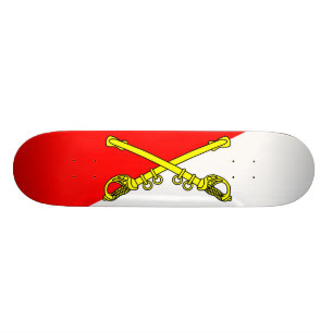 Skateboard La cavalerie font de la planche à roulettes