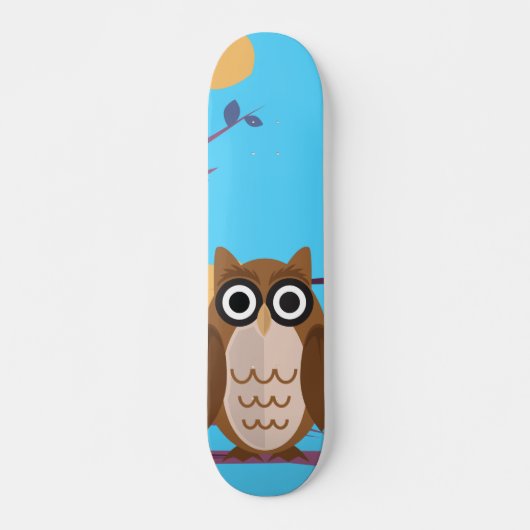 Skateboard La Chouette Sage (Devant)