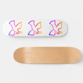 Skateboard La colombe de la paix (Horz)