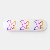 Skateboard La colombe de la paix (Horz)