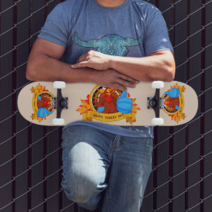 Skateboard La conception amusante de Thanksgiving de style ca