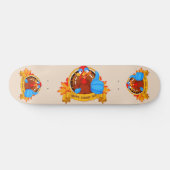 Skateboard La conception amusante de Thanksgiving de style ca (Horz)