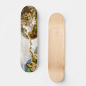 Skateboard La création d'Adam par Michel-Ange (Recto)