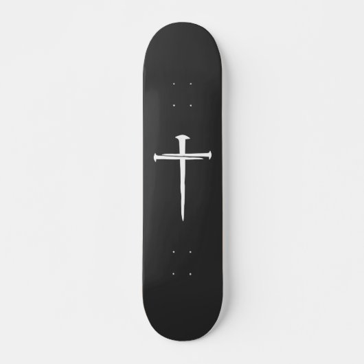 Skateboard La Croix Blanche des trois clous Christian (Devant)