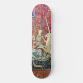 Skateboard La Dame et la licorne, Vue (Recto)