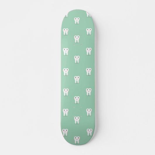 Skateboard La dent heureuse de Kawaii (Devant)