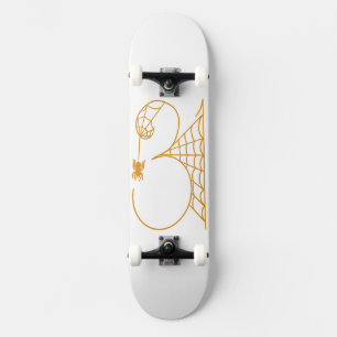Skateboard La fête d'Halloween 31 Toiles d'araignées