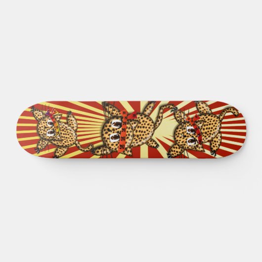 Skateboard La Fierté du léopard Samurai Kittys (Horz)