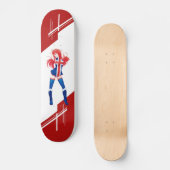Skateboard La fille d'Anime de l'Islande Manga s'est habillée (Recto)