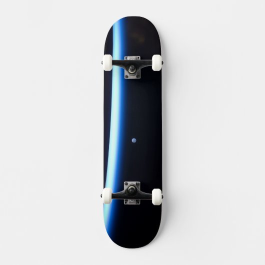 Skateboard La fine ligne de l'atmosphère terrestre et une lun (Recto)
