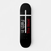Skateboard La foi dans le sang Croix chrétienne (Devant)