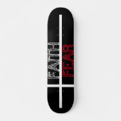 Skateboard La foi sur la peur Croix chrétienne (Devant)
